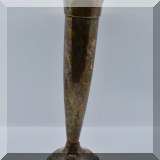 S09. Towle sterling silver weighted vase. Dented. - $48 